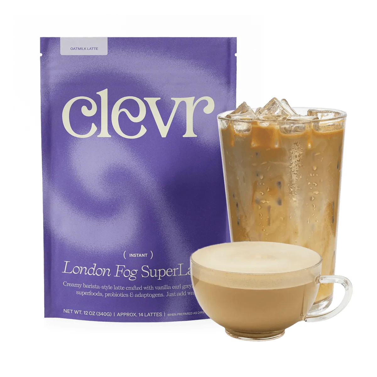 Clevr Blends Golden SuperLatte, 12 oz (approx 14 servings)