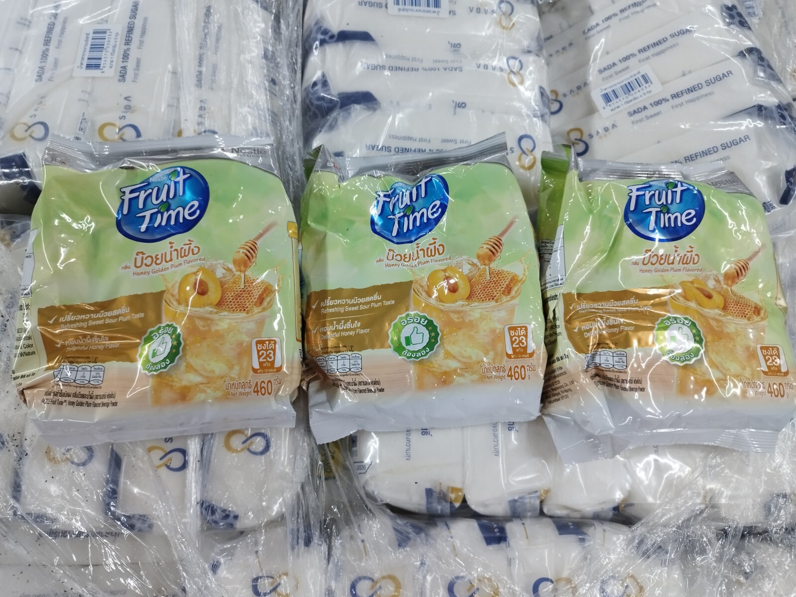 Fruit time TeaMix HoneyPlum Nestea Unsweetened Instant 3×460 Grams