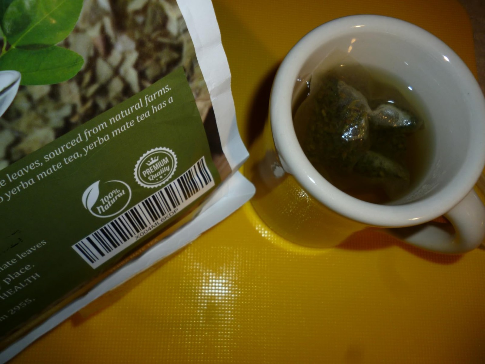 Yerba Mate Tea (60 Premium Bags)-100% pure natural yerba tea leaves