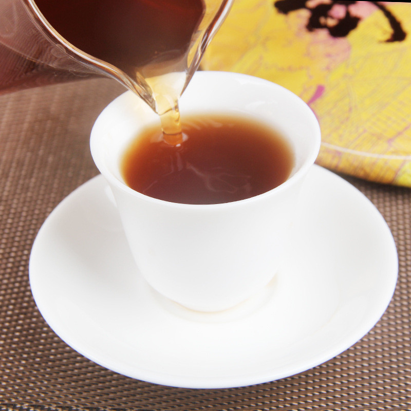 Puerh Tea Ripe Golden Bud Banzhang Ancient Tree Natural Healthy 357g Cake