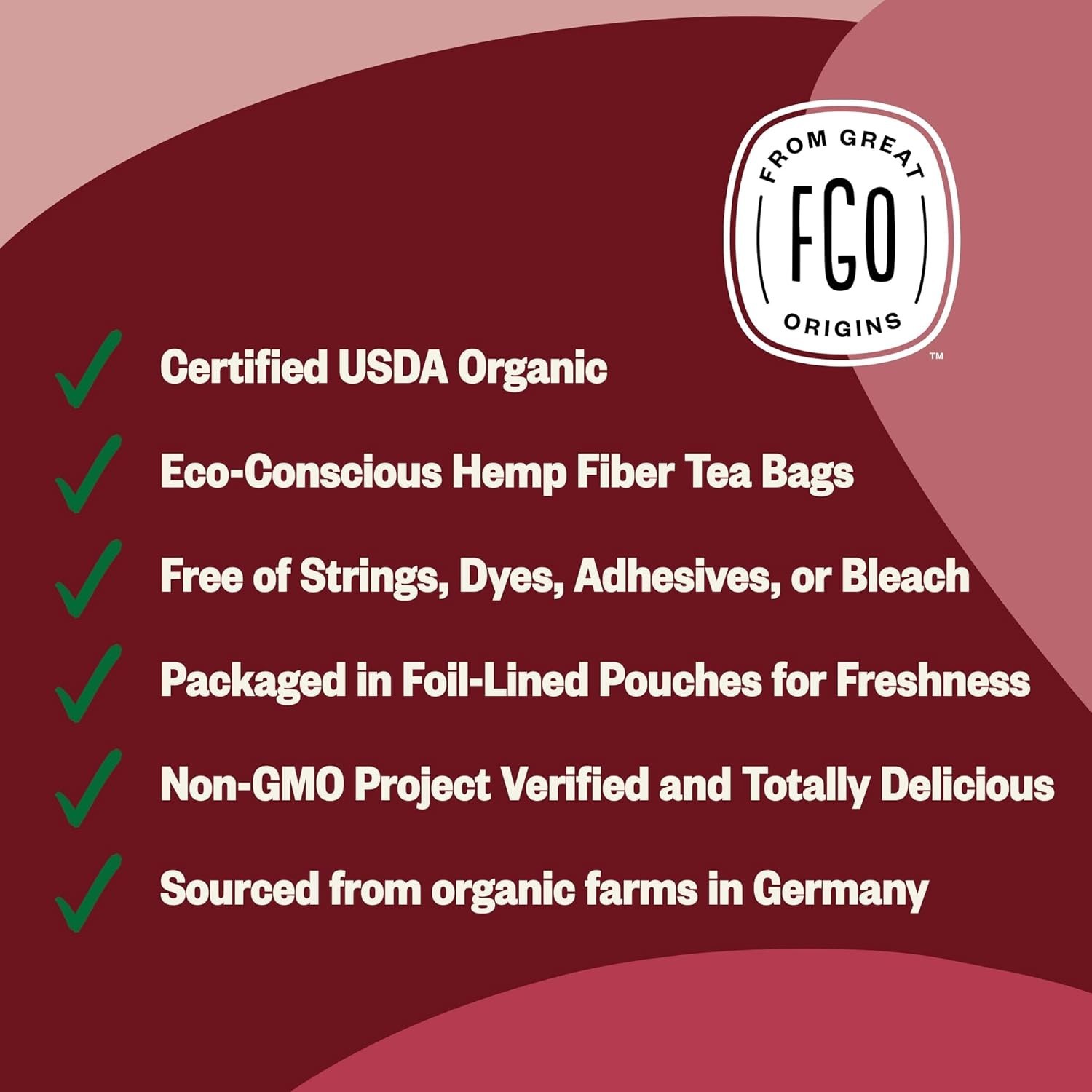Organic Caffeine-Free Raspberry Leaf Tea – 100 Eco-Conscious Tea Bags