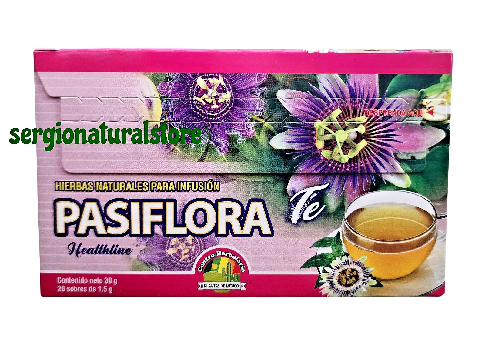 Plasifora Tea Herbal 25 bags TE de PASIFLORA Passion Flower Tea Free Shipping
