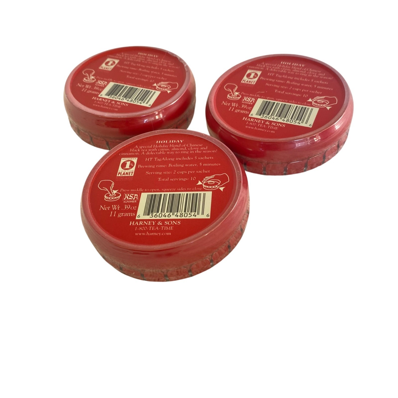 Harney & Sons Tea Lot Royal English Breakfast, Holiday, Cranberry Autumn SEALED