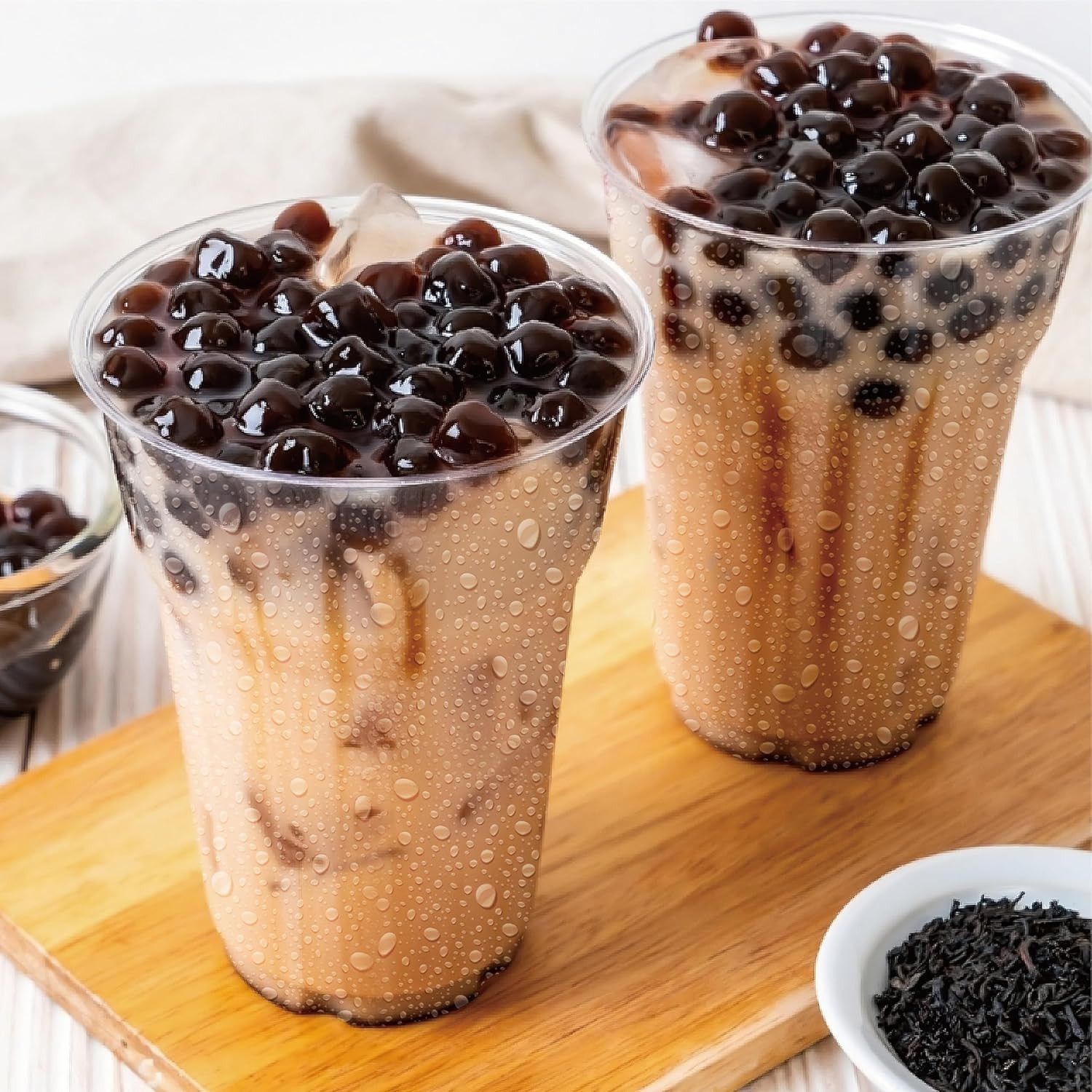 J WAY Instant Boba Bubble Pearl Milk Tea Kit with Authentic Brown Sugar Tapioca