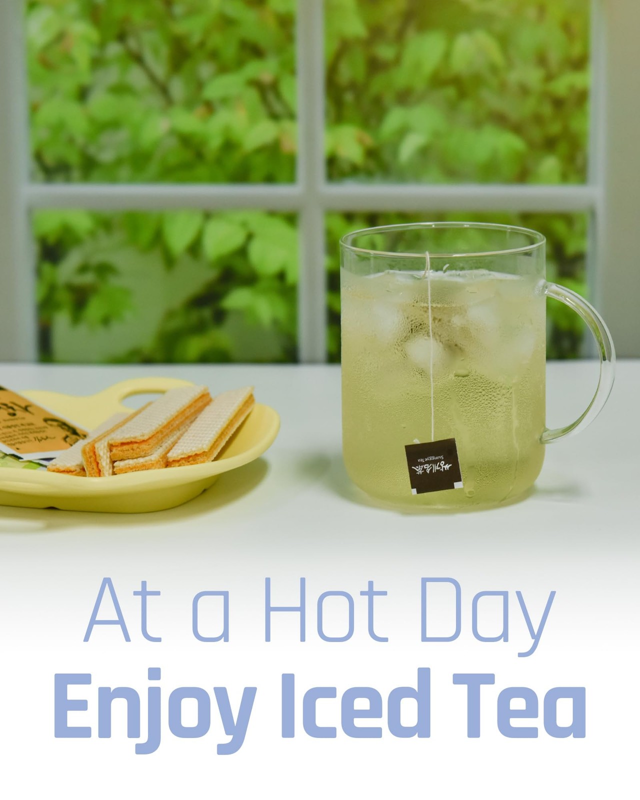 Korean Hydrangea Sweet Dew Tea Bags 1.2g x 40 – Herbal Hot Cold Beverage