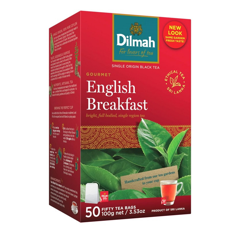 Dilmah English Breakfast Tea – 50 Tea Bags