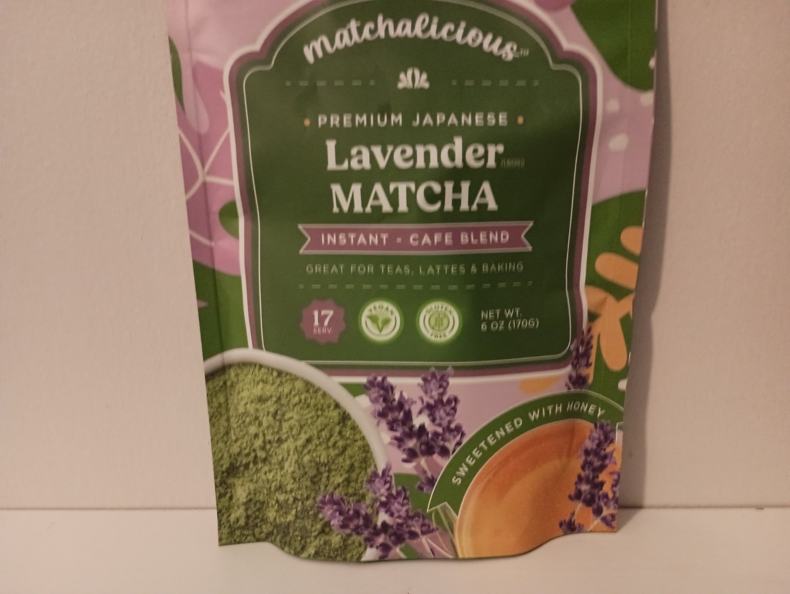 Matchalicious™ Premium Instant Japanese Lavender Matcha Powder 6 oz