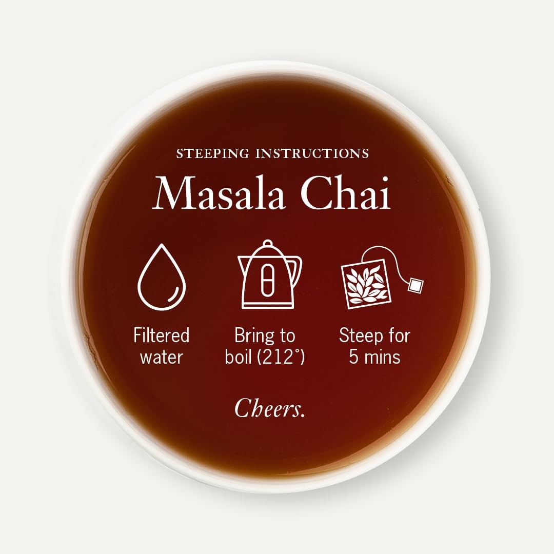 Masala Chai No. 33, Caffeinated, Sugar-, Spiced, Full Leaf Black Assam Tea Bl…