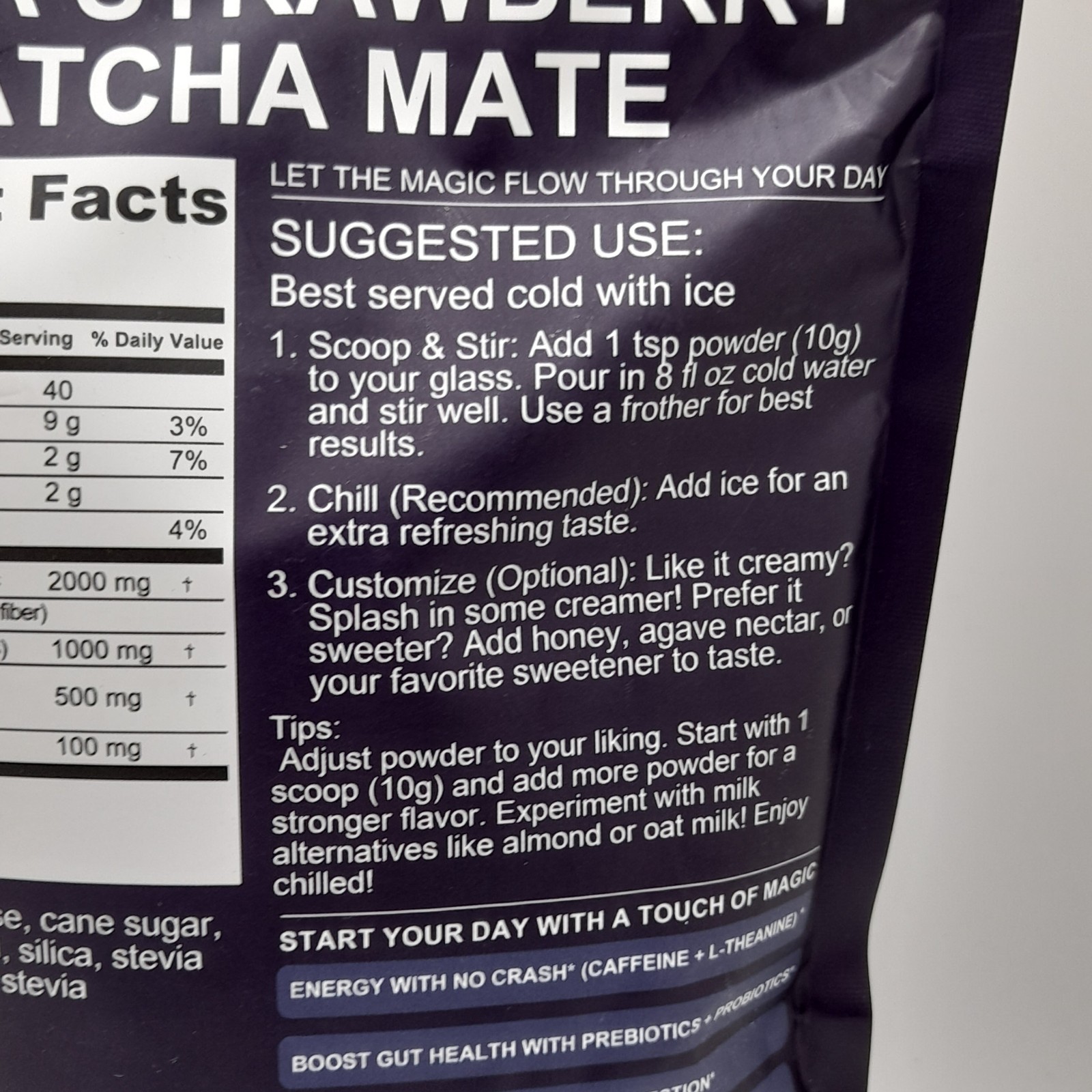 Yerba Mate Strawberry Matcha Mate 40 servings, Exp: 08/20/2027. Free shipping