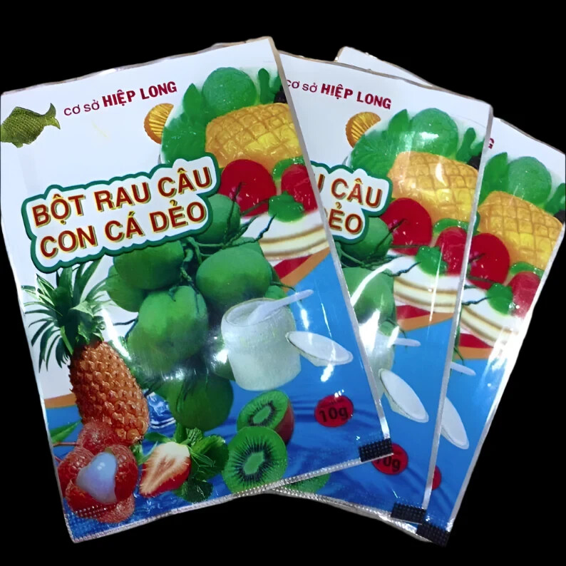 Hiep Long Agar Jelly Powder Bột Rau Câu Con Cá Dẻo Hiệp Long Agar Jelly Powder
