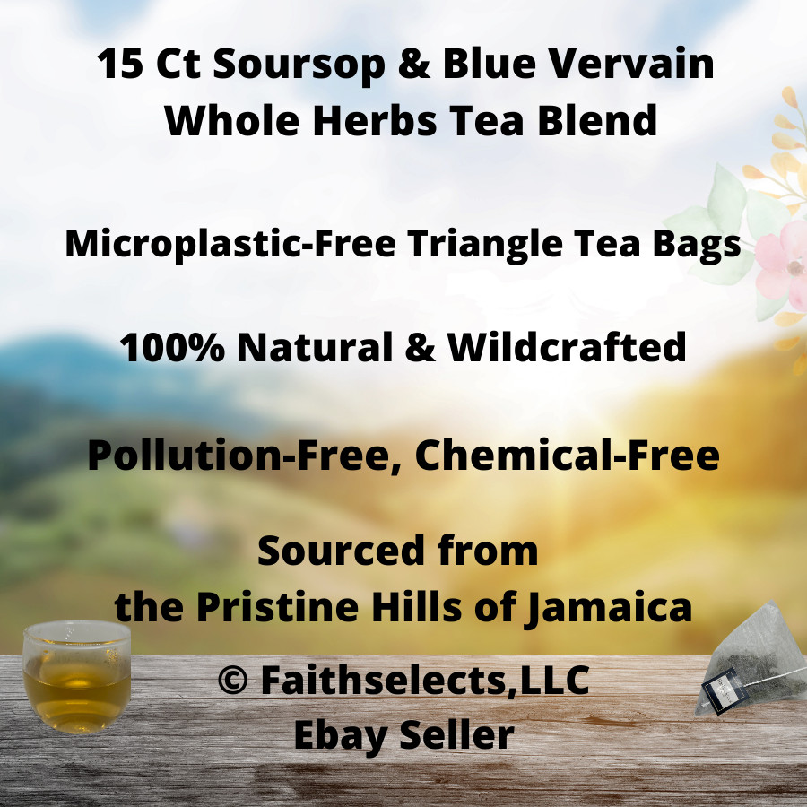 Anxiety Relief ,Stress, Tension & Mood Support, AnxiTease Soursop & Blue Vervain