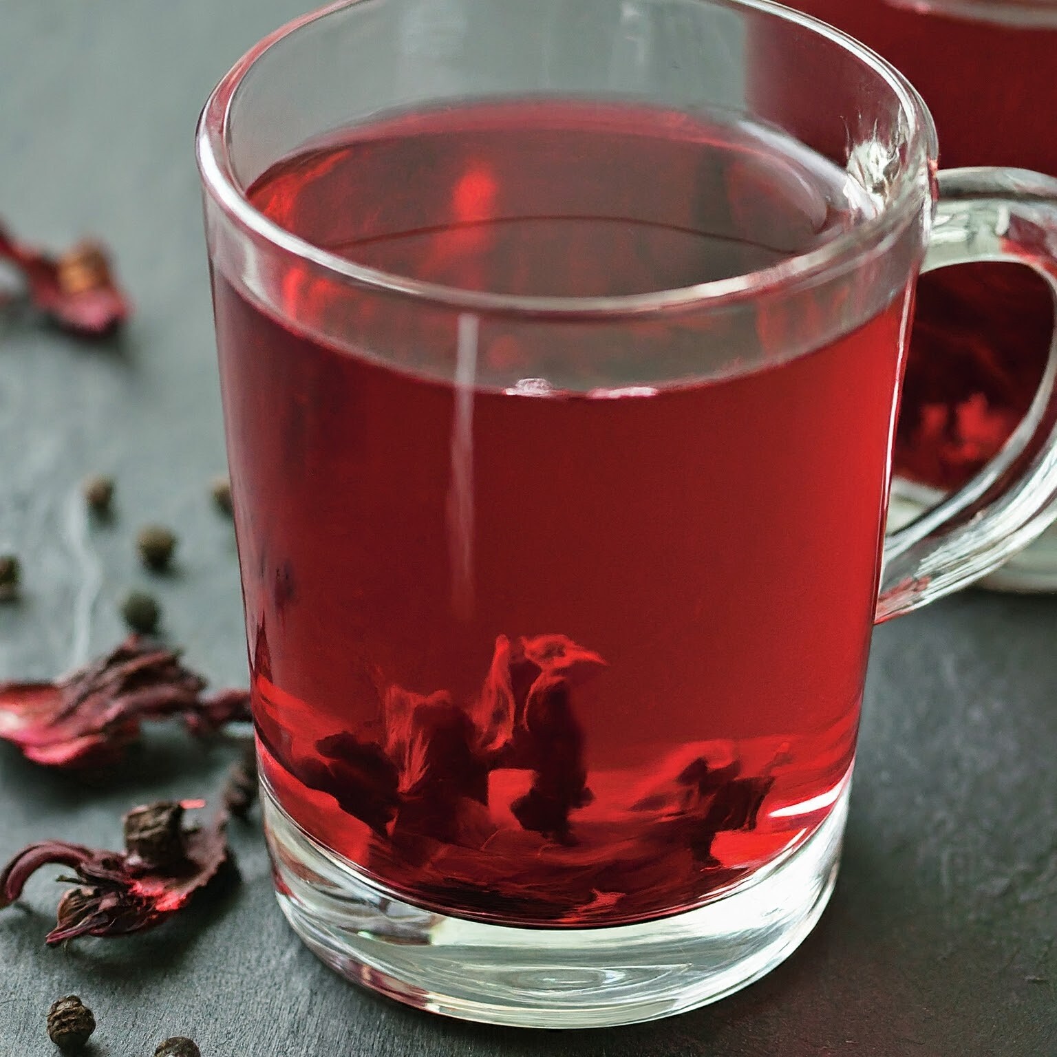 75 Organic Hibiscus Tea Bags, Hibiscus Flower Tea, Naturally Caffeine Free