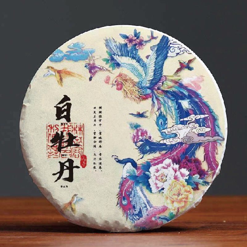 Organic White Tea Bai Mu Dan Peony Natural Premium Cake 300g