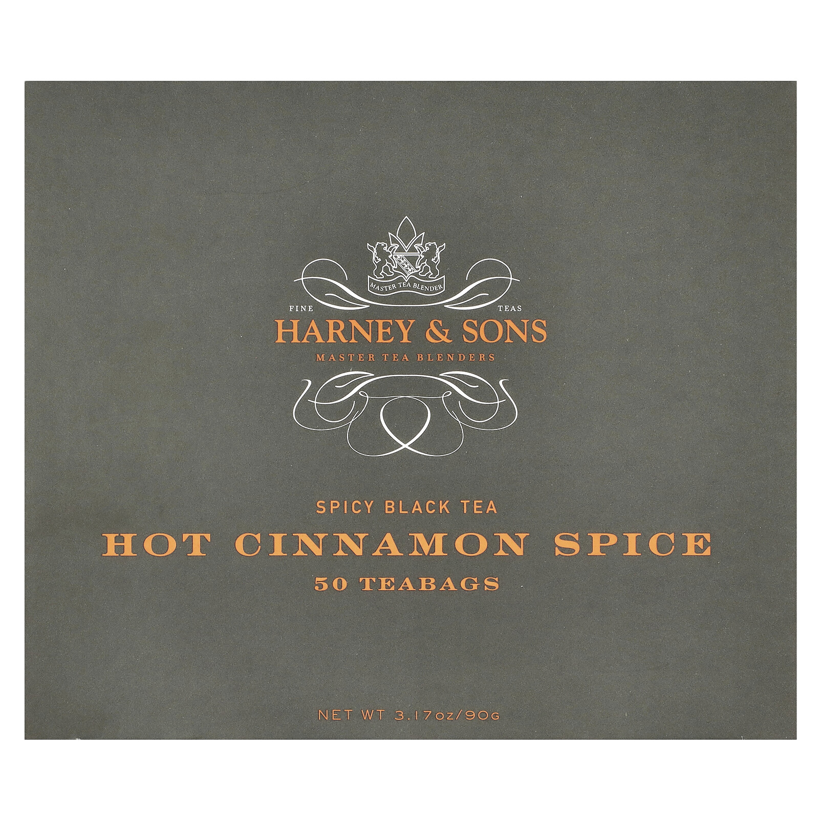 Spicy Black Tea, Hot Cinnamon Spice, 50 Tea Bags, 3.17 oz (90 g)