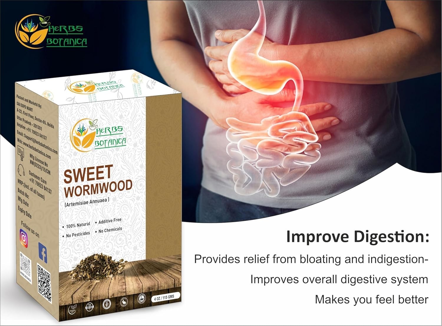 4oz Sweet Wormwood Tea – Medicinal Grade Artemisia Annua for Wellness