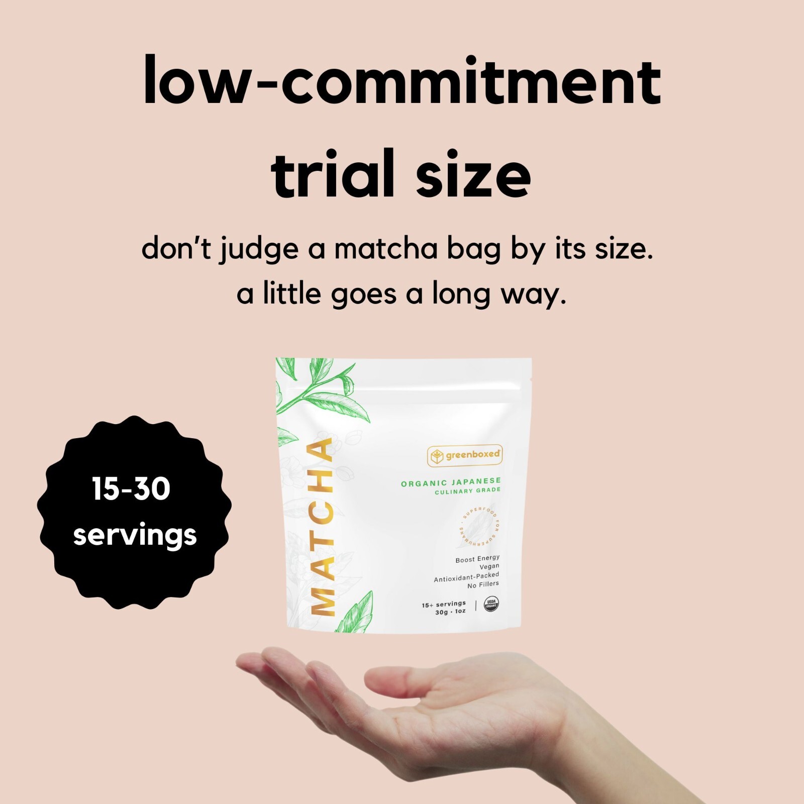 🍵100% USDA Organic Matcha Green Tea Powder Pure Japanese Culinary Grade 🍵