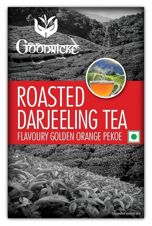 GOODRICKE Roasted Darjeeling Tea 250 g Premium Black Loose Leaves Tea Rich Taste