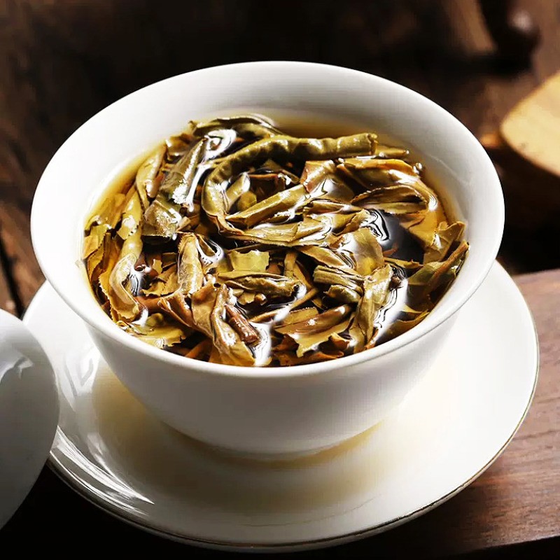 357g Authentic Iceland King Pu’er Raw Tea Chen Nian 2023 Yunnan Qizi Cake Tea