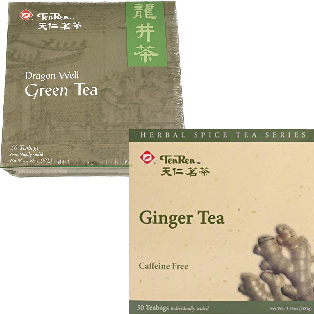 1 PACK – 3.53oz Ten Ren Tea Variety – 50 Tea Bags – Choose Your Flavor