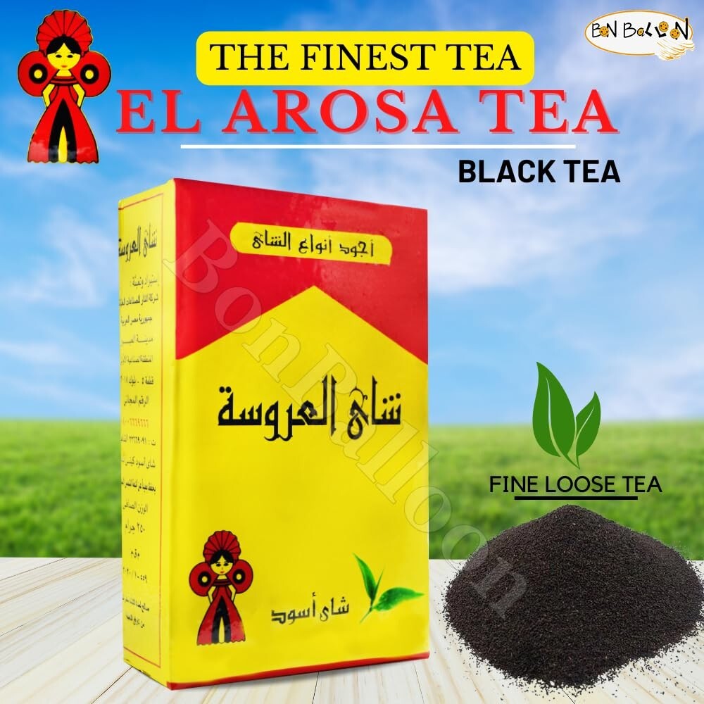 ALAROUSA Egyptian Dust Soft Arabian Black Tea 250 gm (Ship From USA)