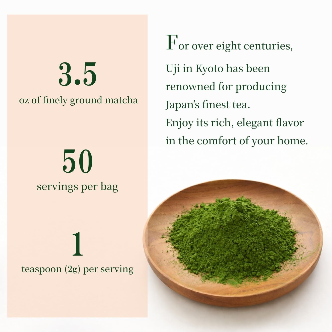 Uji Matcha Powder from Kyoto Japan – Ceremonial Grade 3.5oz (100g) – Premium …
