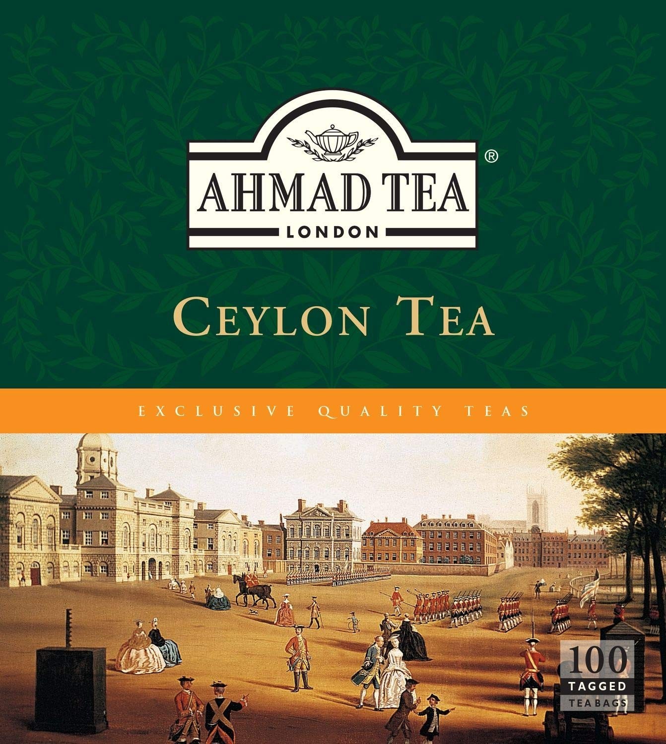 Ceylon Tea Bags – 100 Count, Naturally Caffeinated & Zero Calories