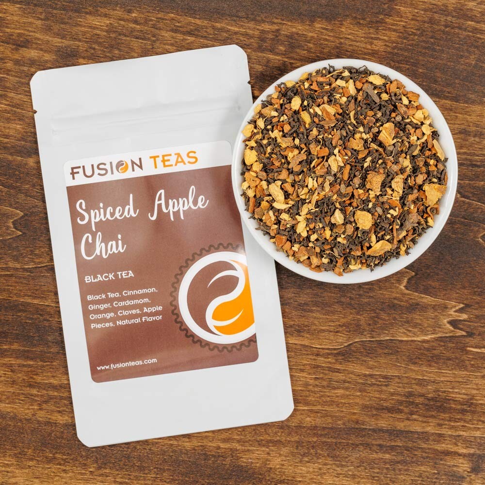 Spiced Apple Chai Black Tea – Premium Loose Leaf – Fusion Teas