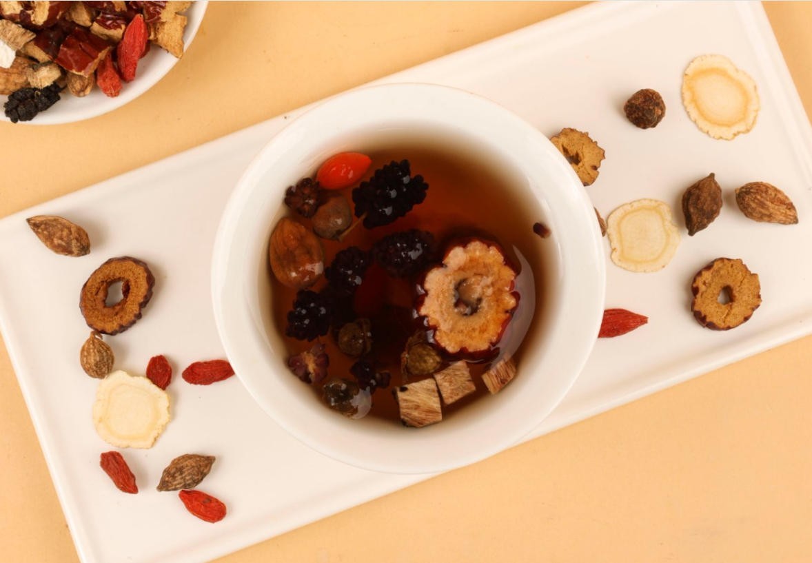 Kidney Ginseng Five Treasure Tea -Eight Treasure Tea with Wolfberry & Mulberry