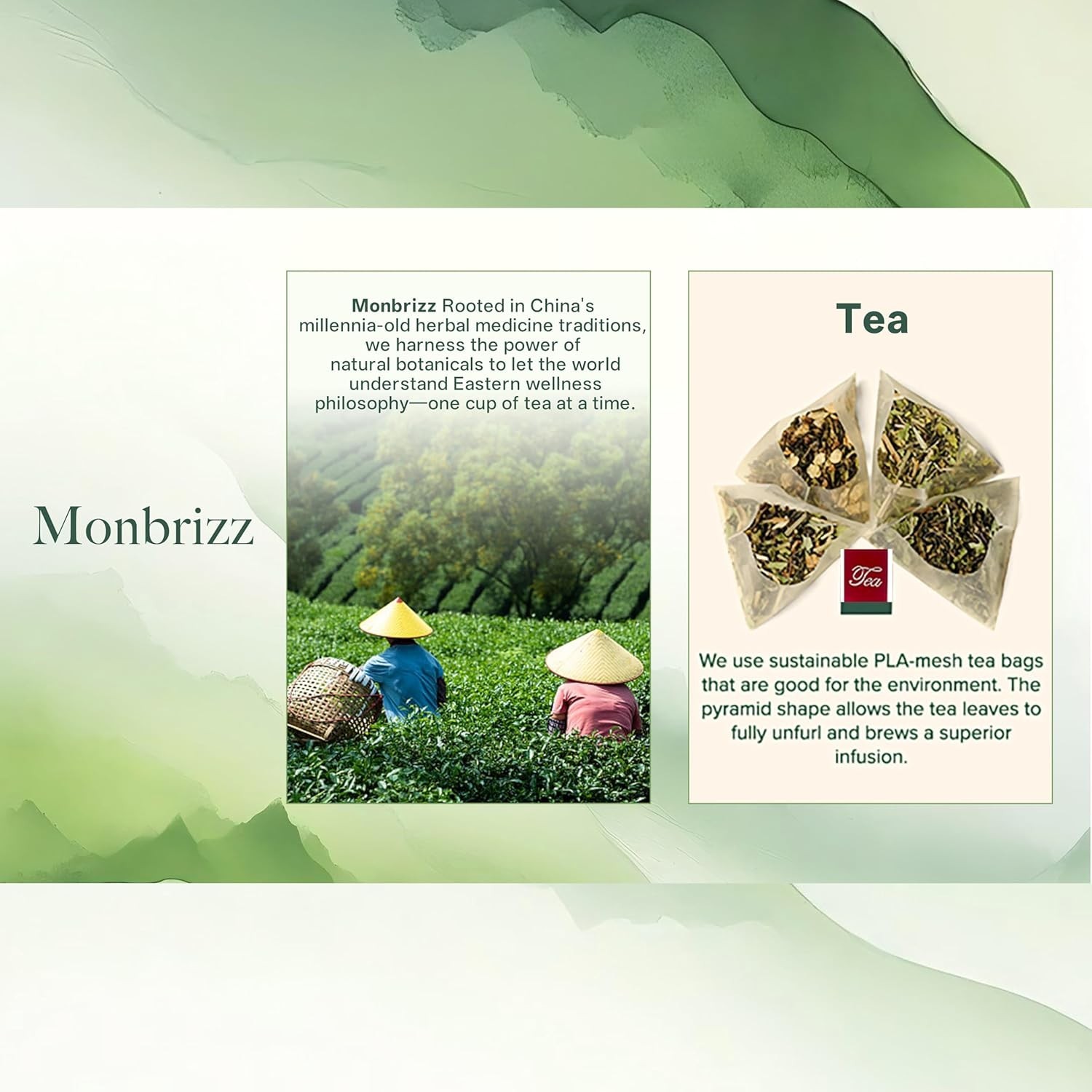 Monbrizz kidney tea formula Ginseng Six treasure tea te divina maca root Goji…