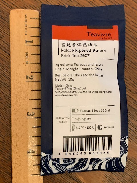 Teavivre Tea Samples Assortment 4 Bags of Pieces, Tuocha, Bricks, Cakes, & Puerh