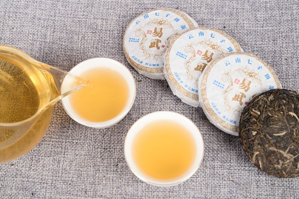 Yiwu Raw Puer Tea Cake 50g – Yunnan Healthy Drink Tea