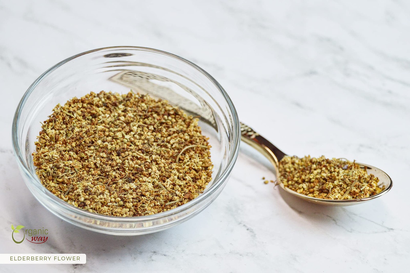 Dried Elder Flowers 4oz (Sambucus nigra) – European Wild-Harvest Herbal Tea