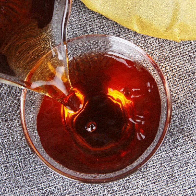 Qizi Cake Tea Ripe Shu Pu-erh Lucky Collection 357g