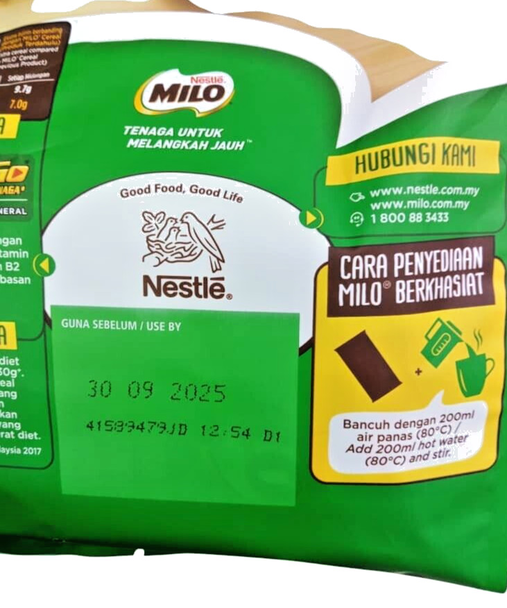 NESTLE MILO with whole grain cereal ( 360 grams )