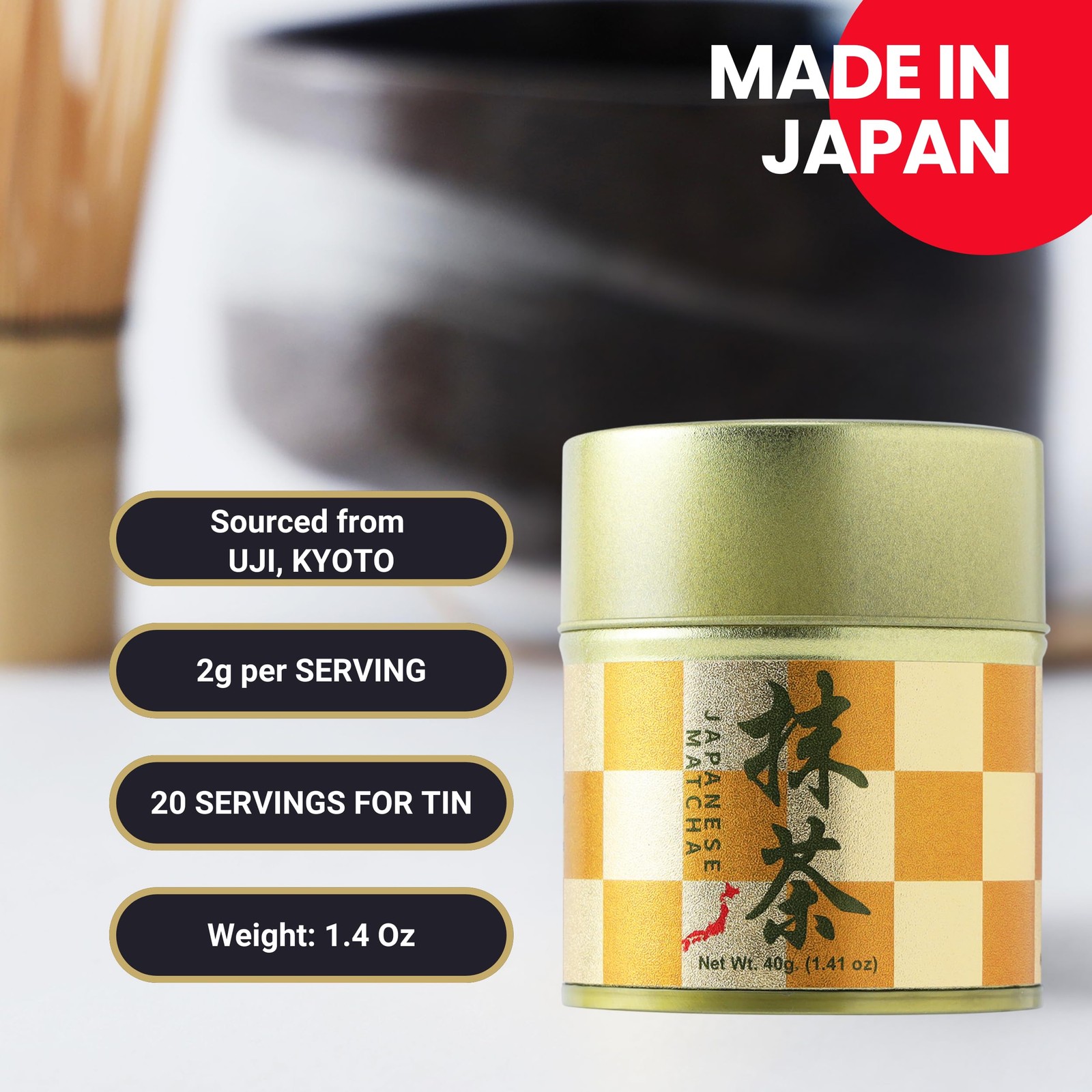 Kyoto Uji Matcha Powder – Japanese ceremonial grade Kyoto Uji First Harvest S…