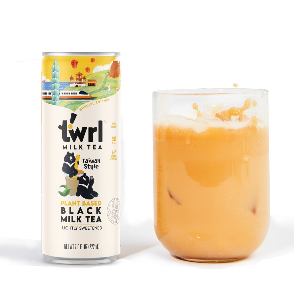 2024 LIMITED EDITION Twrl Milk Tea Taiwan Style Black Milk Tea Plant-Based
