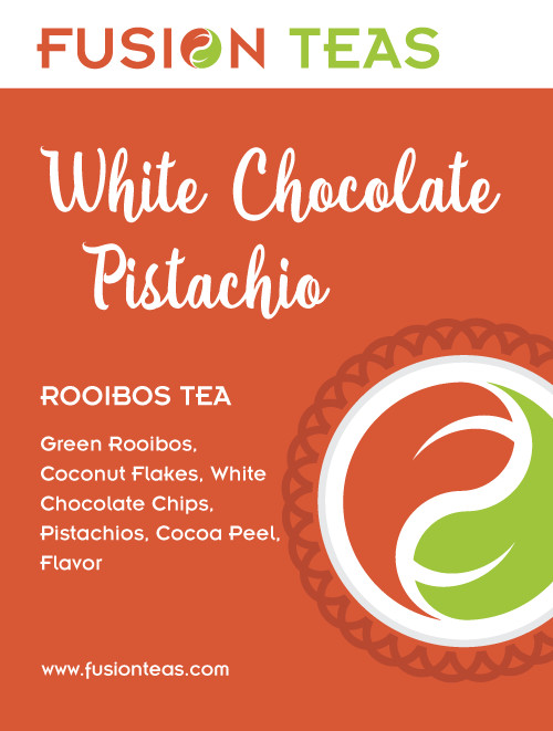 White Chocolate Pistachio Green Rooibos Loose Leaf Herbal Tea – Fusion Teas