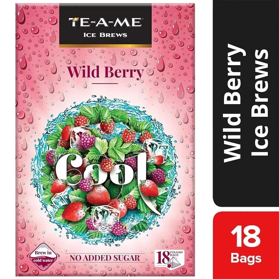 TE-A-ME Wild Berry Ice Tea – 18 Tea Bags 54G