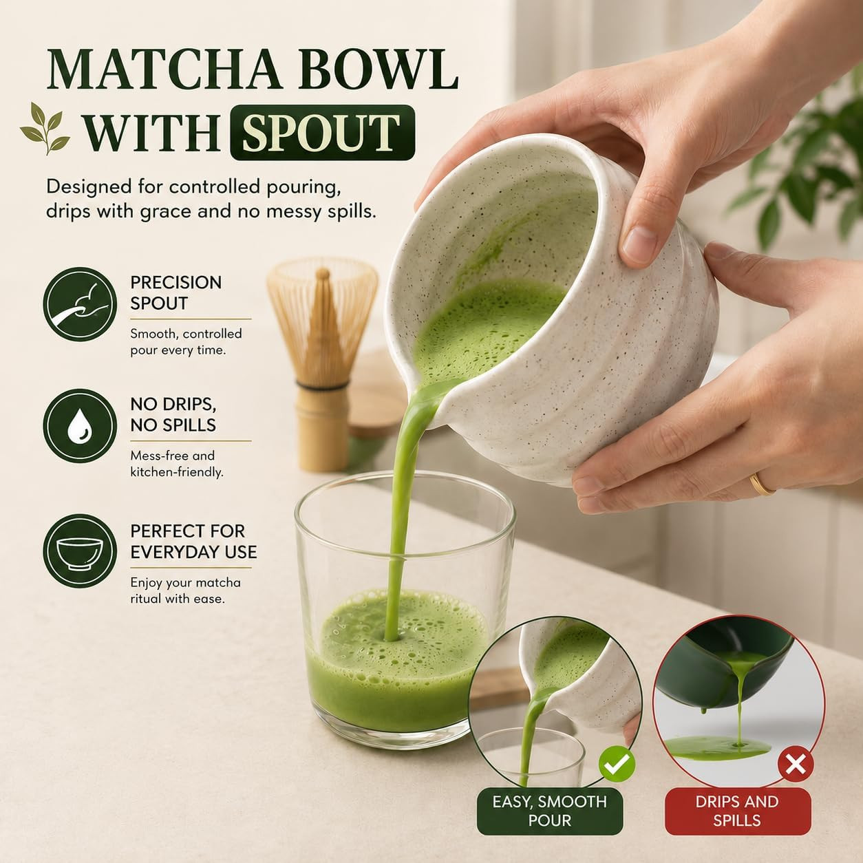 BARISTA EMPEROR® MATCHA WHISK SET PREMIUM 11pcs – Professional Matcha Kit Set wi