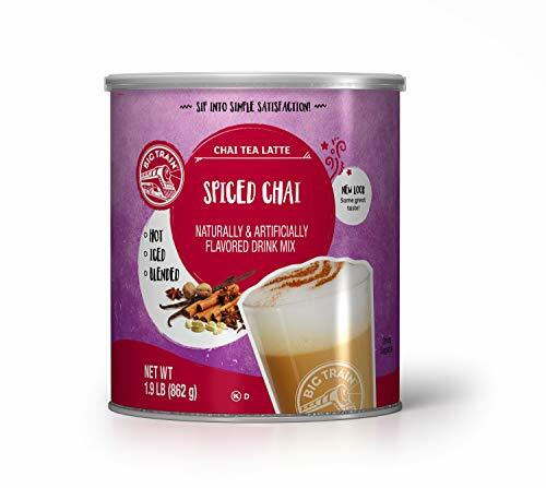 Big Train Spiced Chai Tea Latte Powdered Instant Chai Tea Latte Mix 1.9 Lb