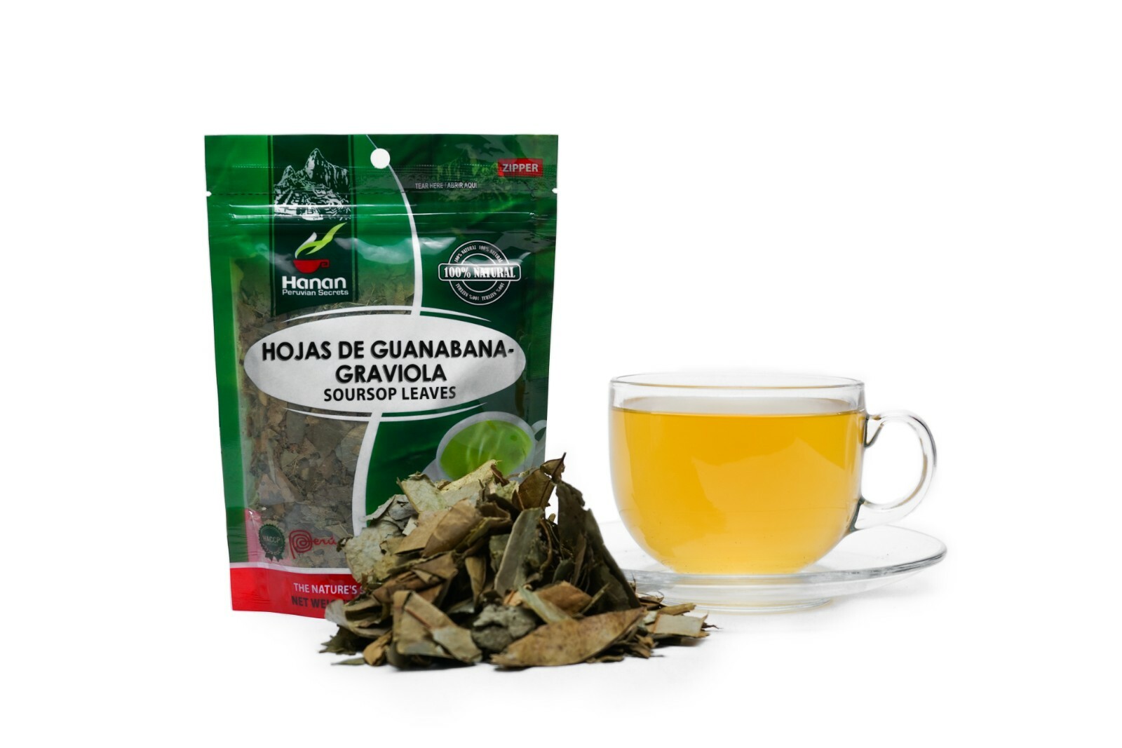 Hanan Peruvian Secrets Hojas De Guanabana-Graviola Herbal Tea-100% Soursop Leave