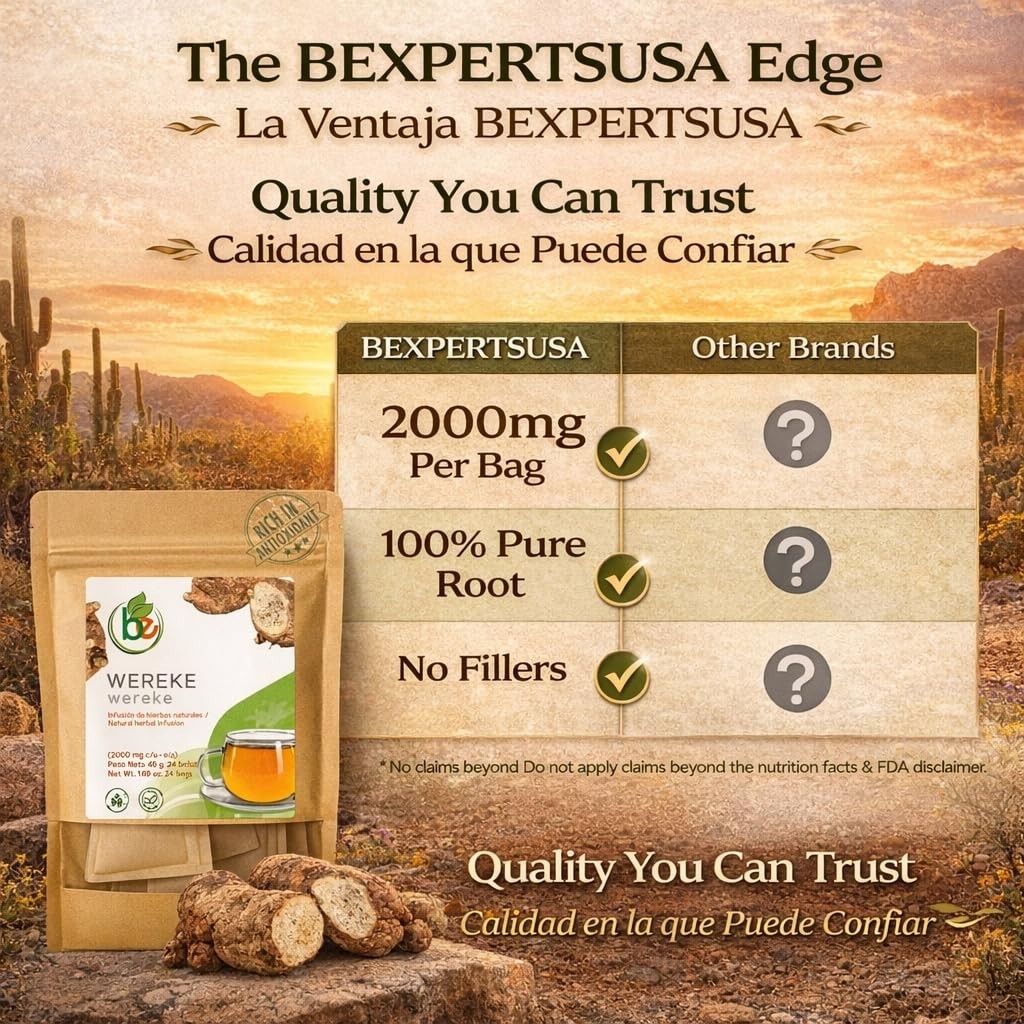 Wereke Te (24 Tea Bags) – 1.69 oz (48g) -by BEXPERTSUSA