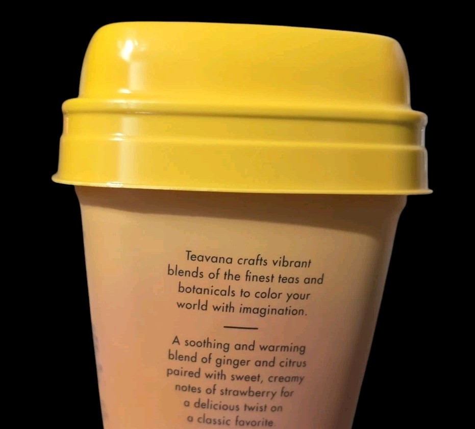 Teavana Lemon Ginger Bliss Herbal Tea 12 sachets Citrus/Strawberry ’24 Starbucks