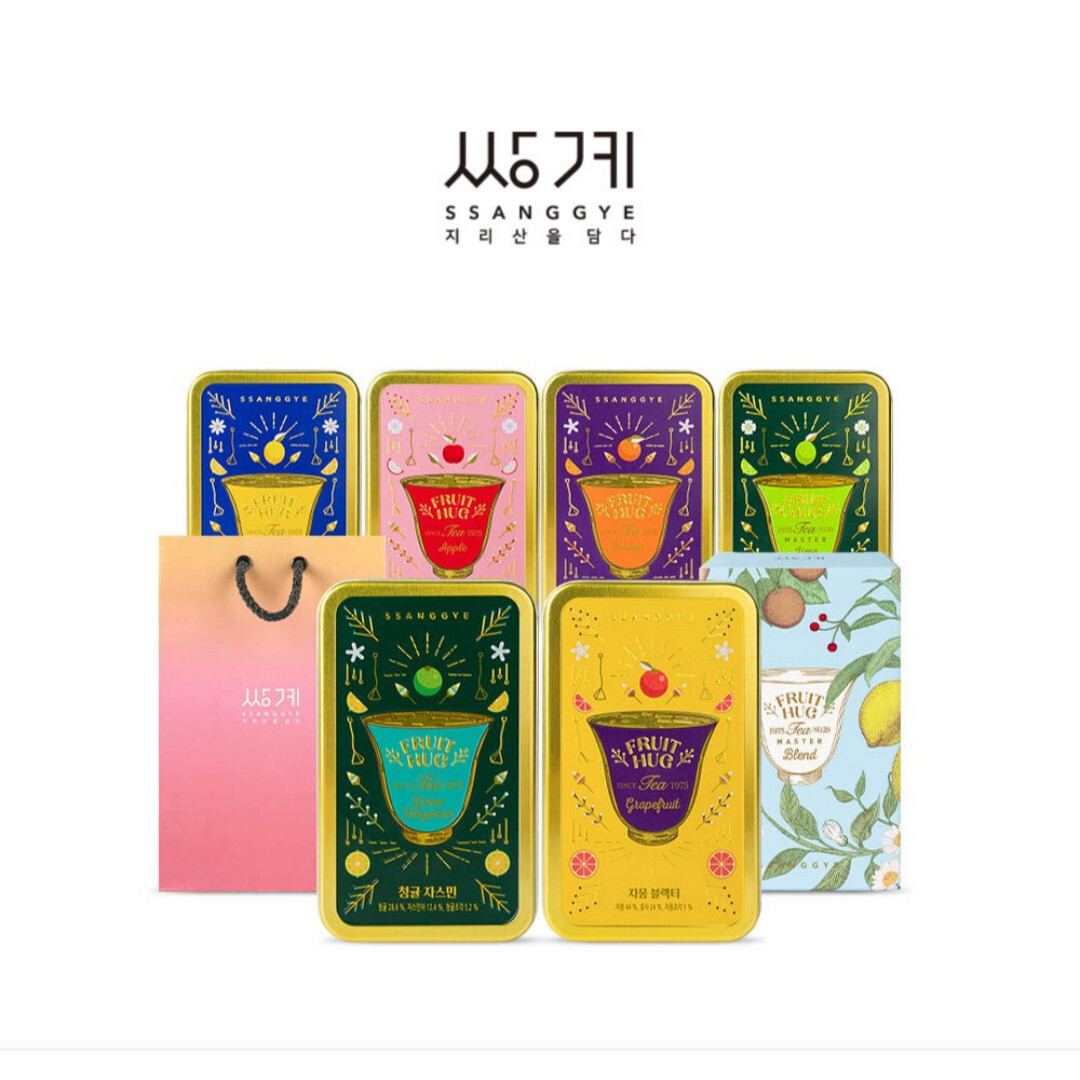 [SSANGGYE] Fruit Hug Tea Can Blended Tea With Fruit Chip