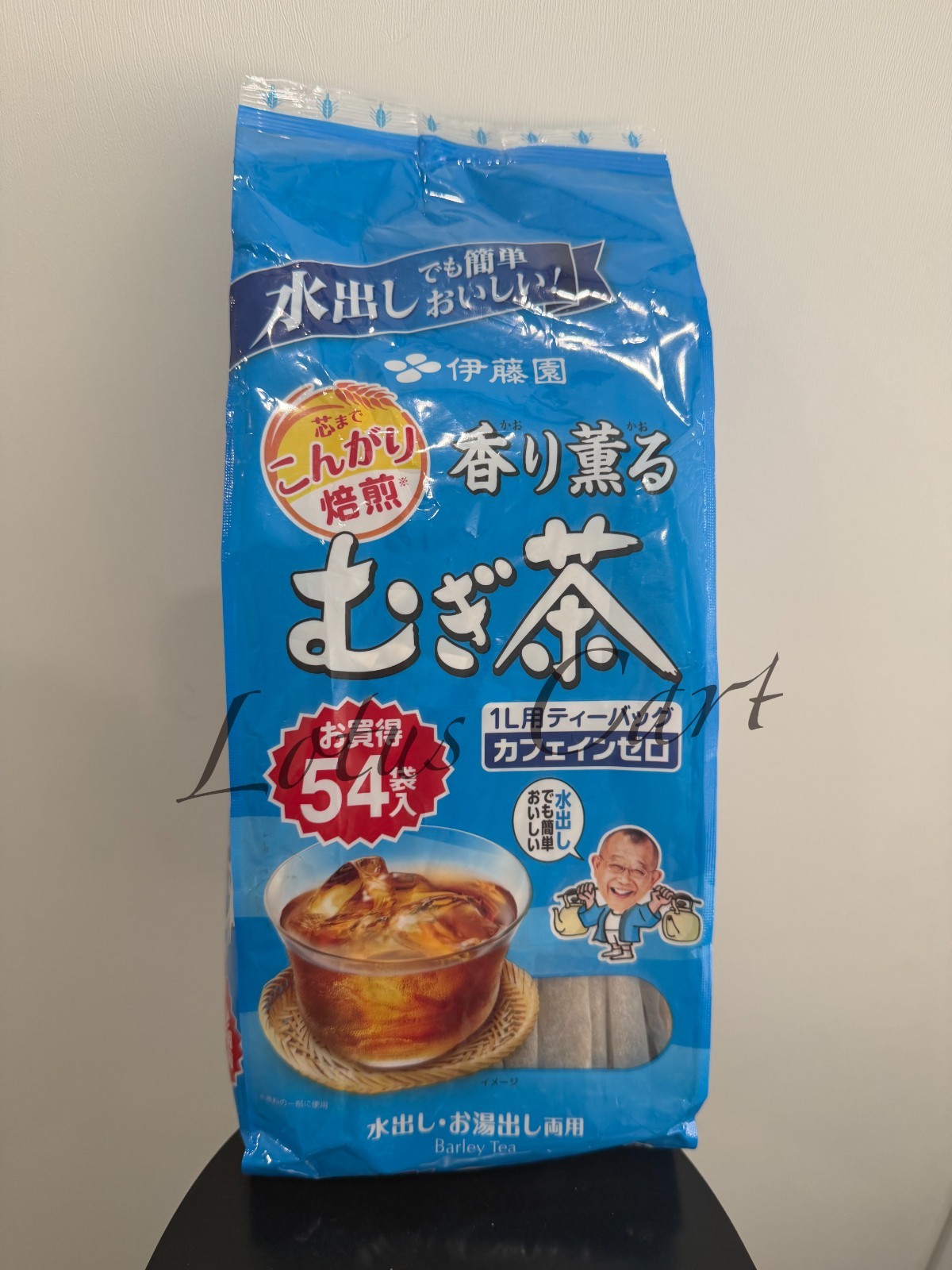 Itoen Mugicha Roasted Barley Tea – Caffeine Free, 54 Tea Bags – Made in Japan