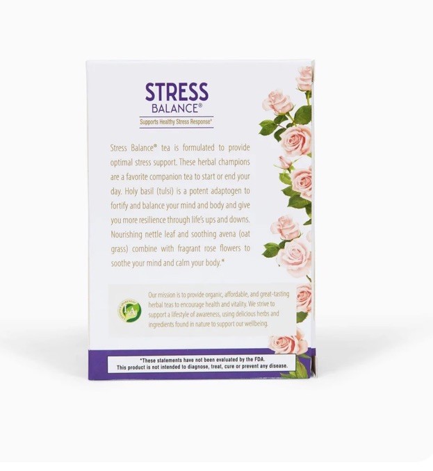 Lot Of 2’ Lifestyle Awareness Caffeine Free Stress Balance Tea, 20 Count