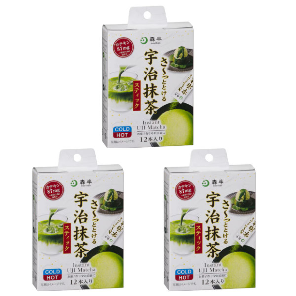 morihan Quick-Dissolving Uji Matcha Powder Sticks from Japan