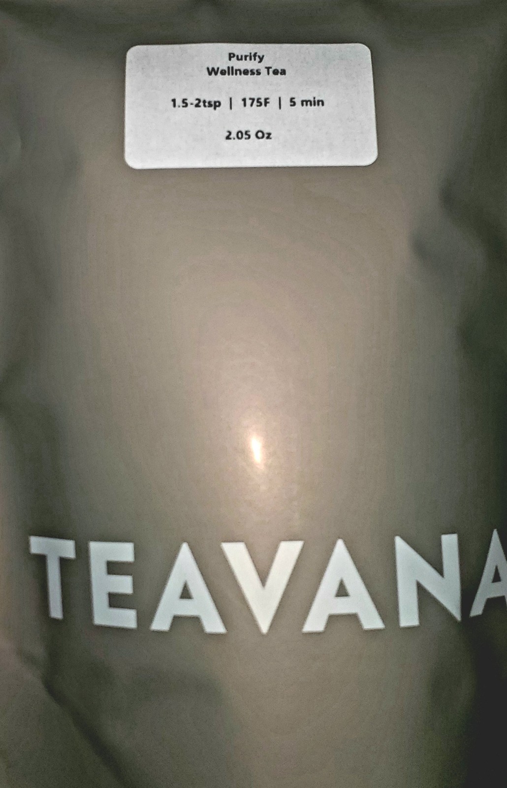 🍓🍓 NEW!! RARE! 8 Oz TEAVANA PURIFY WELLNESS LOOSE LEAF HERBAL TEA BAG! 🍓🍓