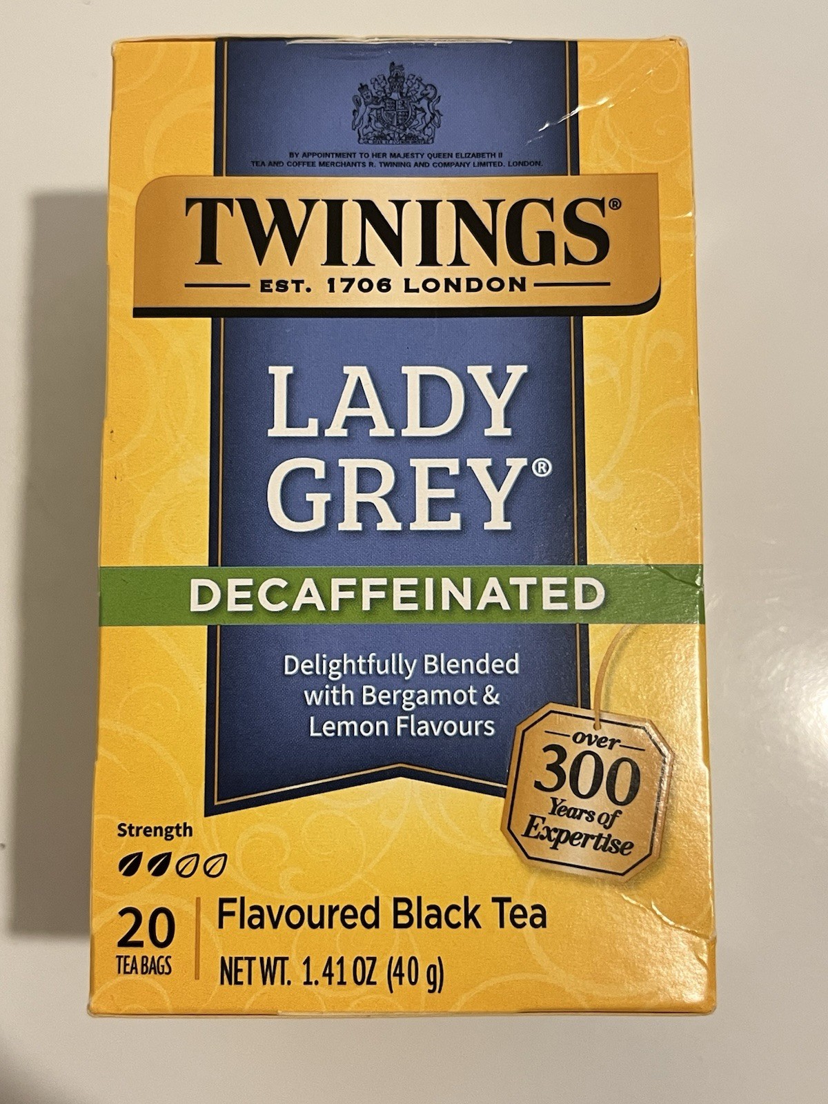 Twinings Lady Grey Decaffeinated Black Tea (180 Tea Bags) Exp 12/2026& Some 2027