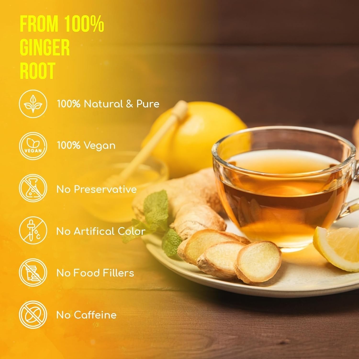 FreshDrinkUS, 150 Premium Ginger Tea Bags, Non GMO, 100% Natural Free Shipping